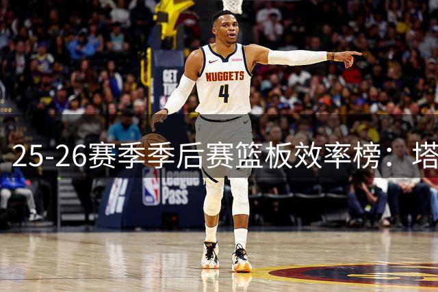 25-26赛季季后赛篮板效率榜：塔图姆独占鳌头